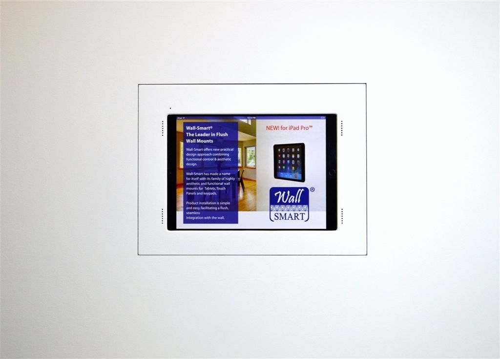 Wall-Smart mounted Apple iPad Pro 12.9