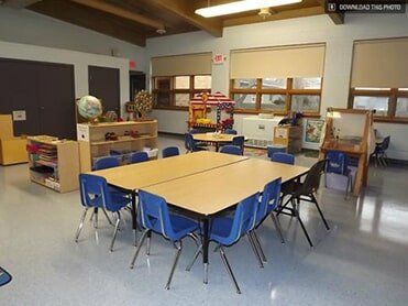 Classroom table and chairs - child development center in Northbrook, IL