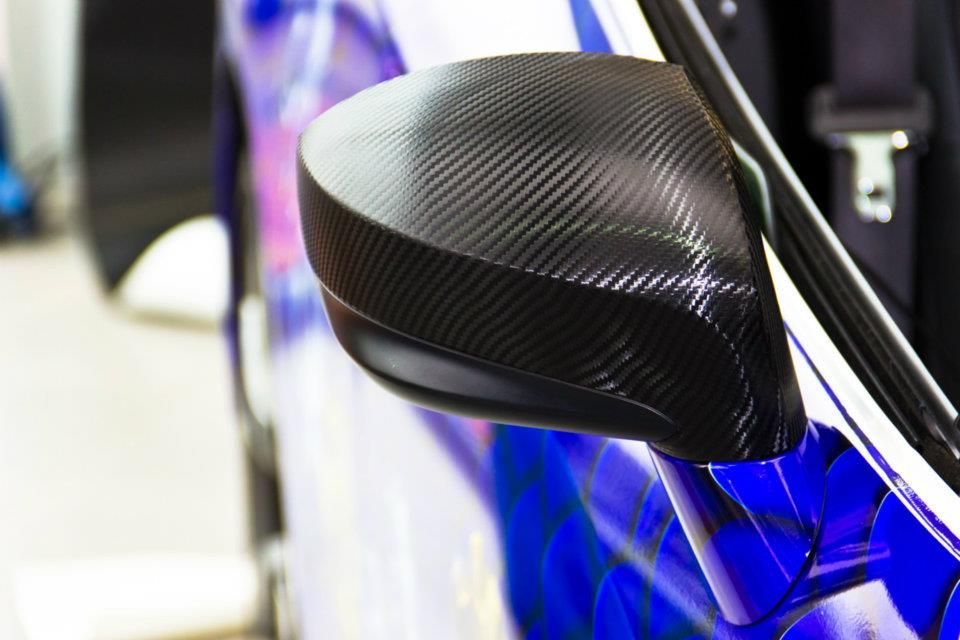 Nissan GTR Spiegel in Carbon