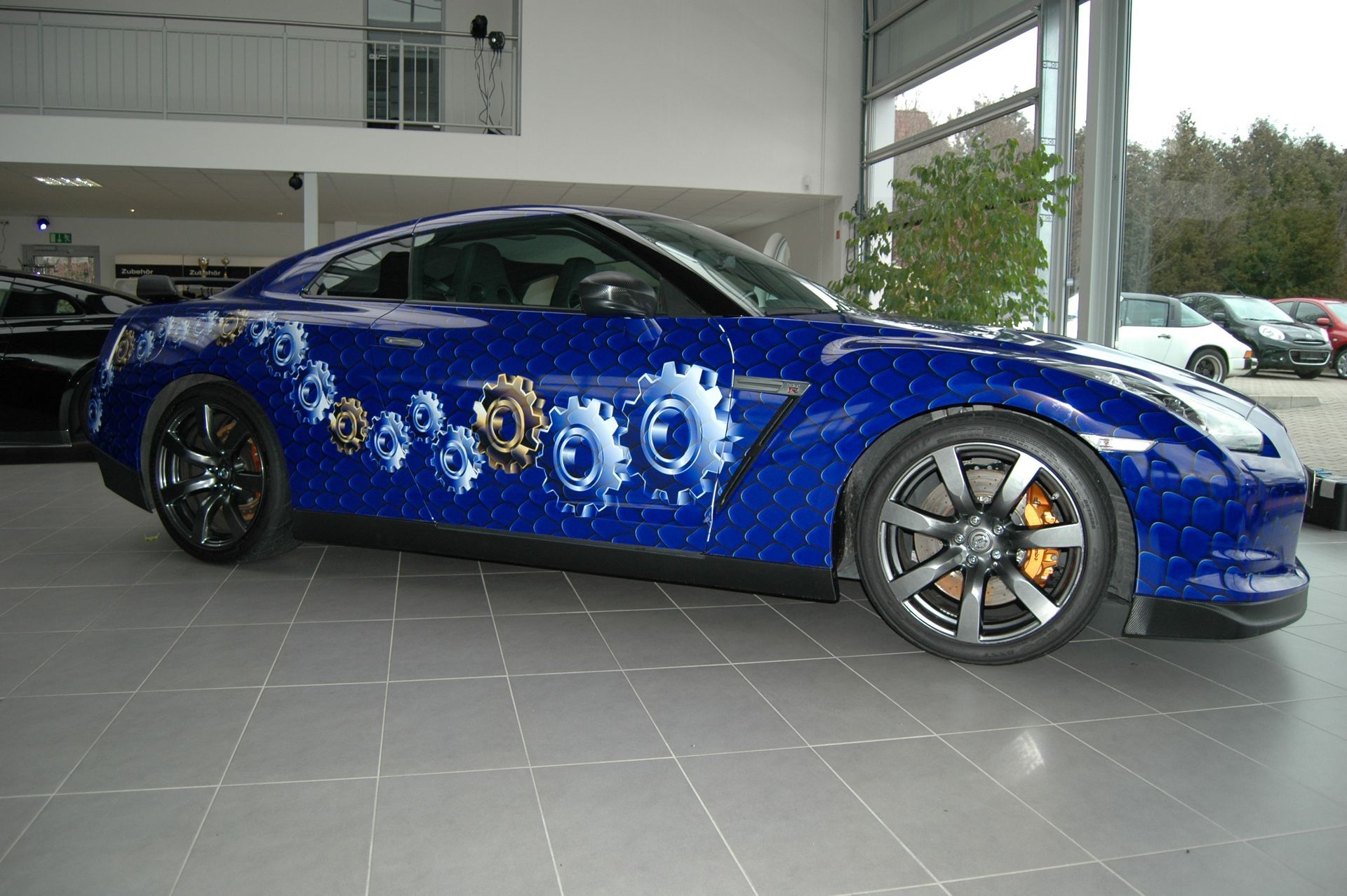 Nissan GTR Schlangenhaut