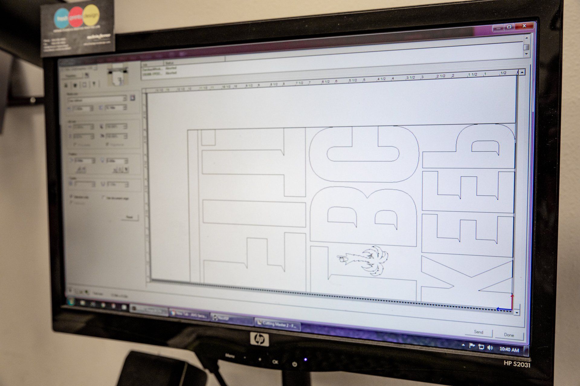 Vector line art for cotton shirt print