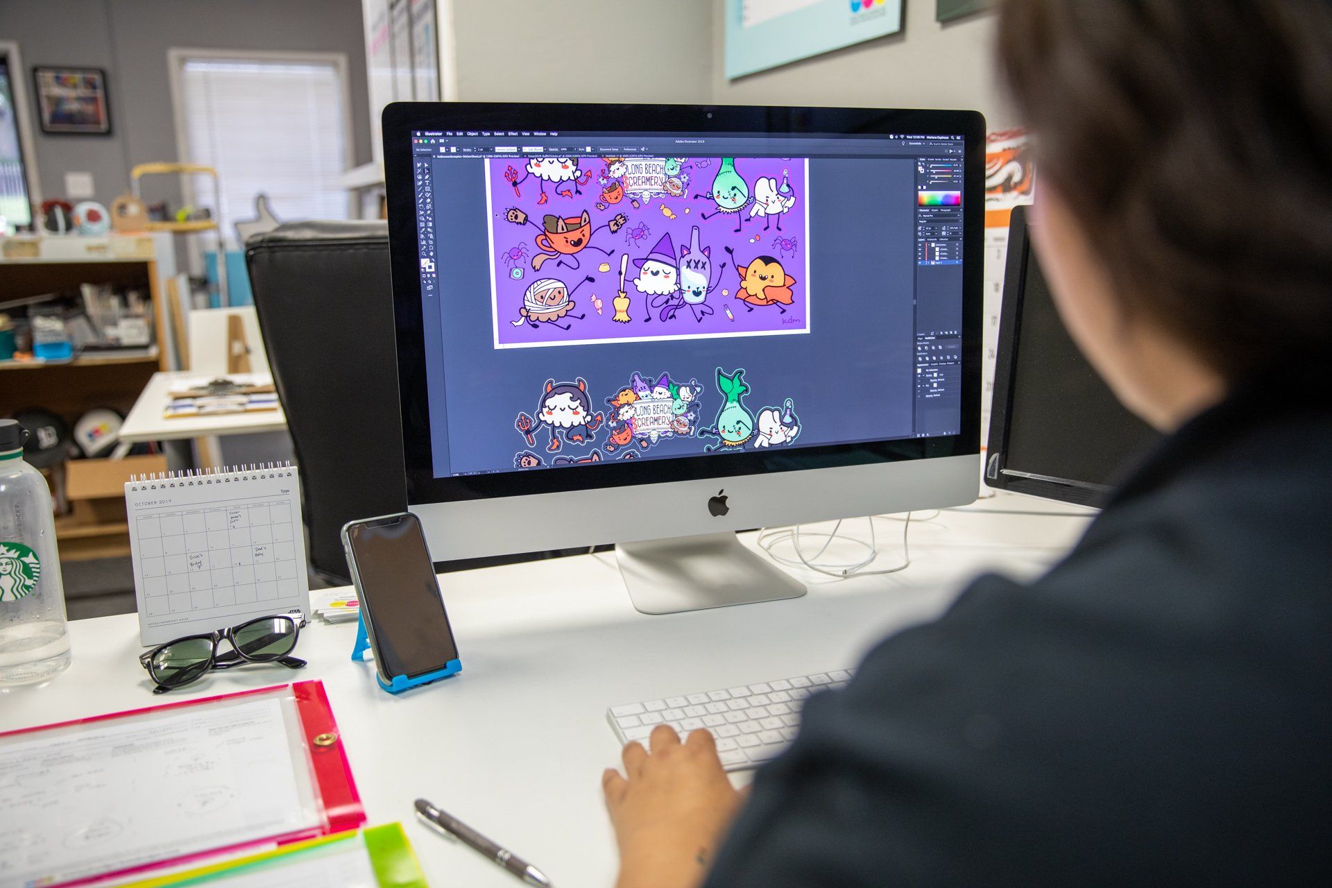 bright colors and Adobe Illustrator