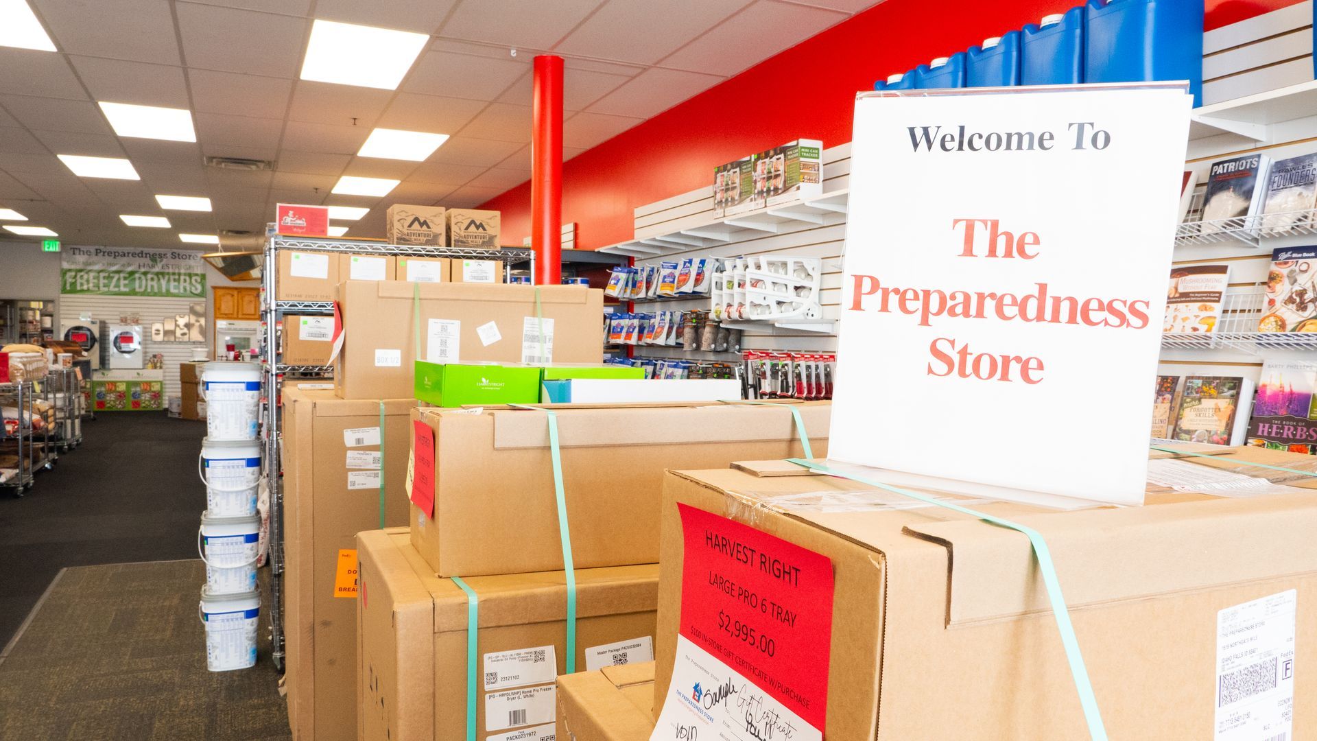 Inside a store called 