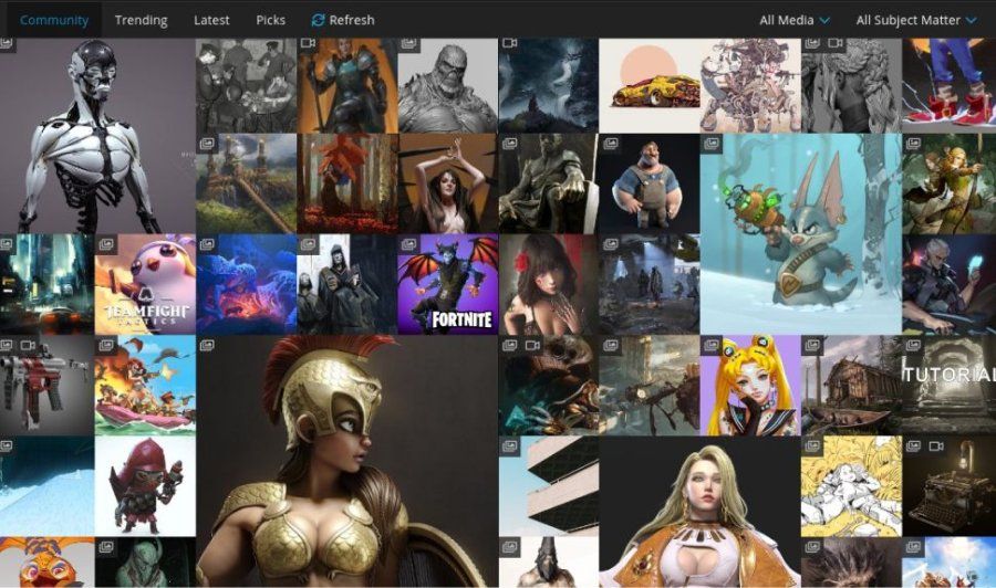 ArtStation là nơi lưu giữ nhiều profile cá nhân của 2D & 3D Artist