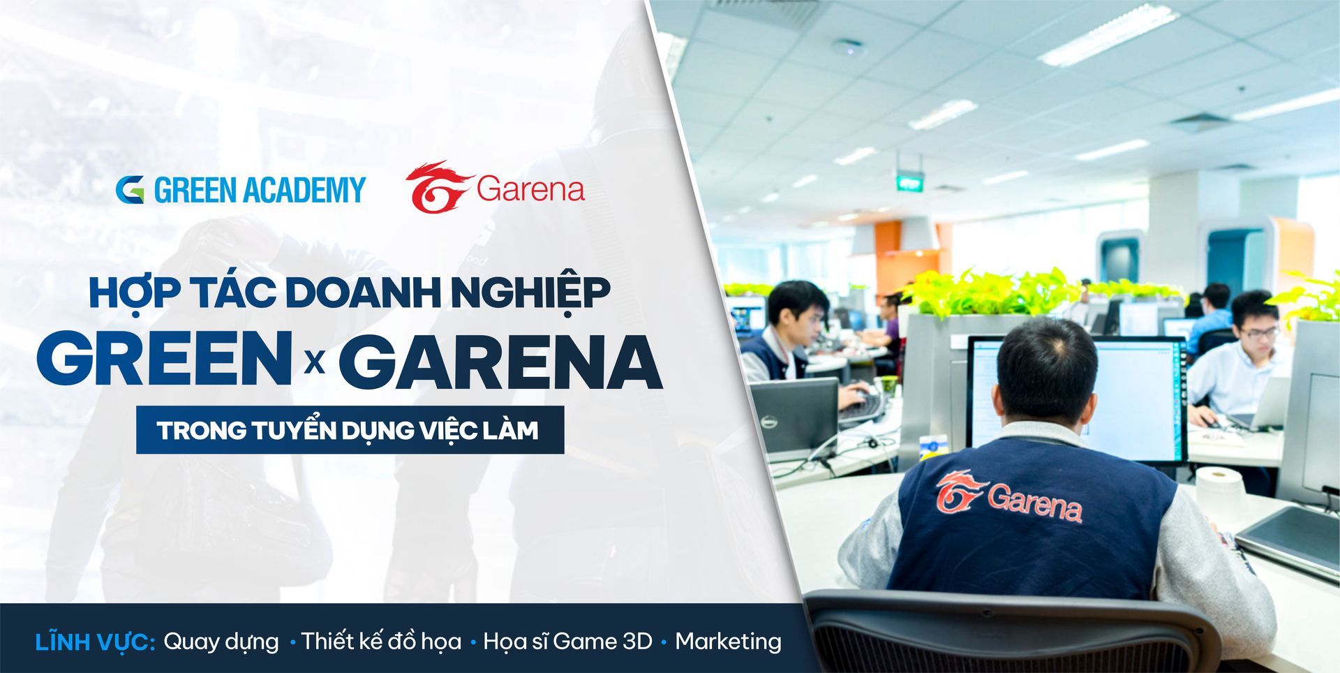 GARENA x GREEN HỢP TÁC CHIẾN LƯỢC: BƯỚC TIẾN MỚI TRONG ĐÀO TẠO & TUYỂN DỤNG NHÂN LỰC