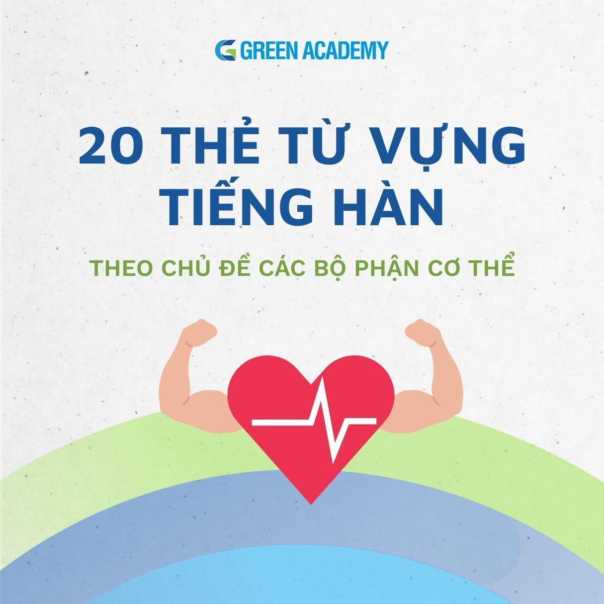 20 Thẻ từ vựng tiếng Hàn chủ đề sức khỏe