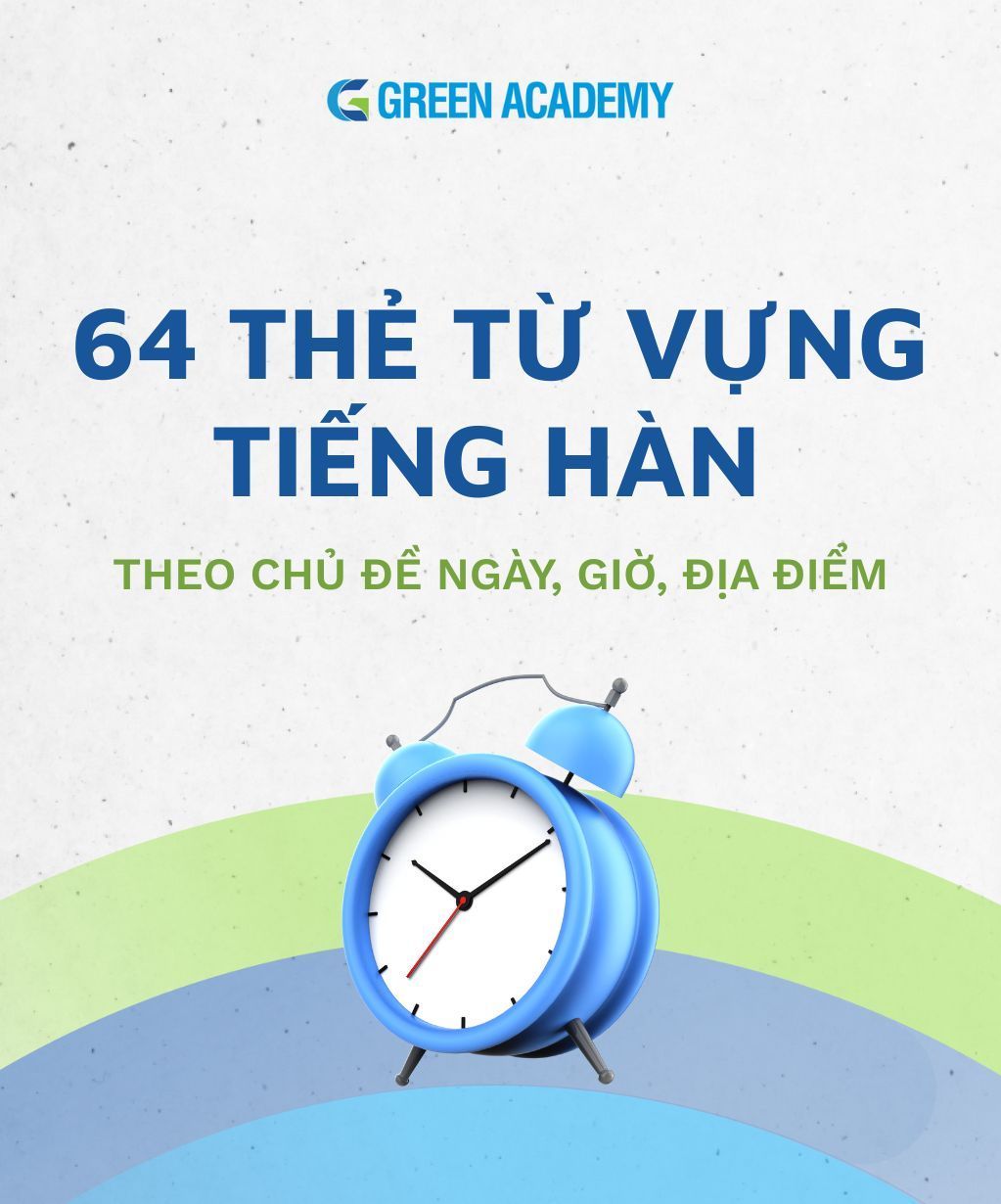 Bộ flashcard từ vựng tiếng hàn