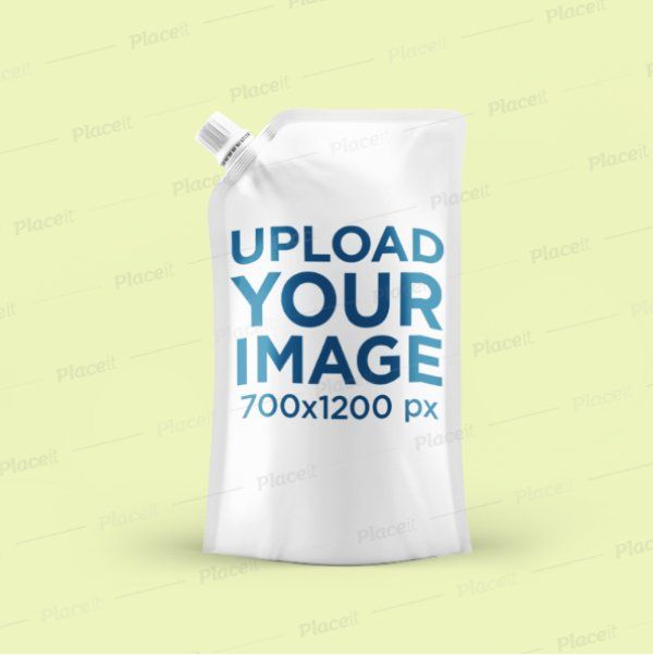 Pouch Packaging Mock up