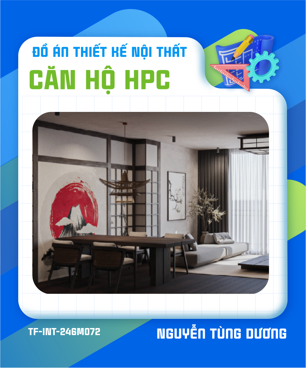 Đồ án thiết kế nội thất căn hộ Hpc