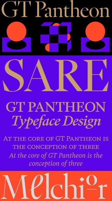 Font chữ GT Pantheon cũng được đánh giá là kiểu chữ đẹp 2025
