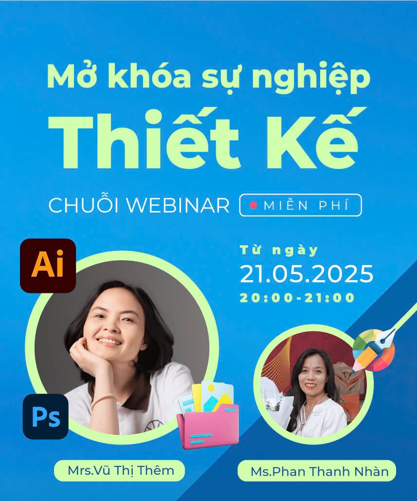 MỞ KHÓA SỰ NGHIỆP THIẾT KẾ – CHUỖI  WEBINAR MIỄN PHÍ CỦA GREEN ACADEMY