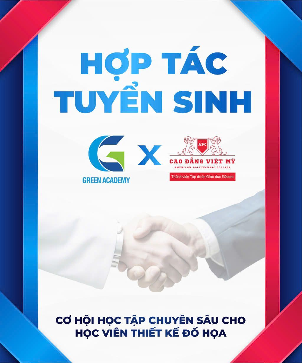 Hợp tác Green Academy x Trường Cao Đẳng Việt Mỹ