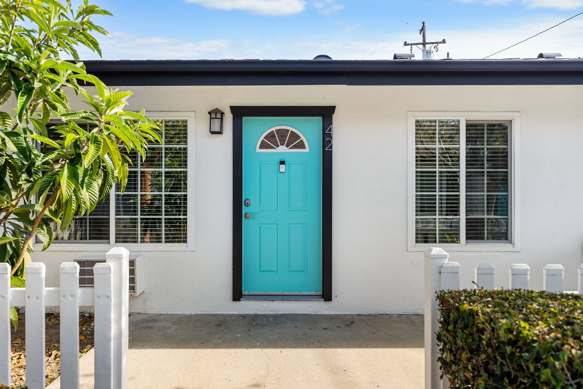 front door to apartment