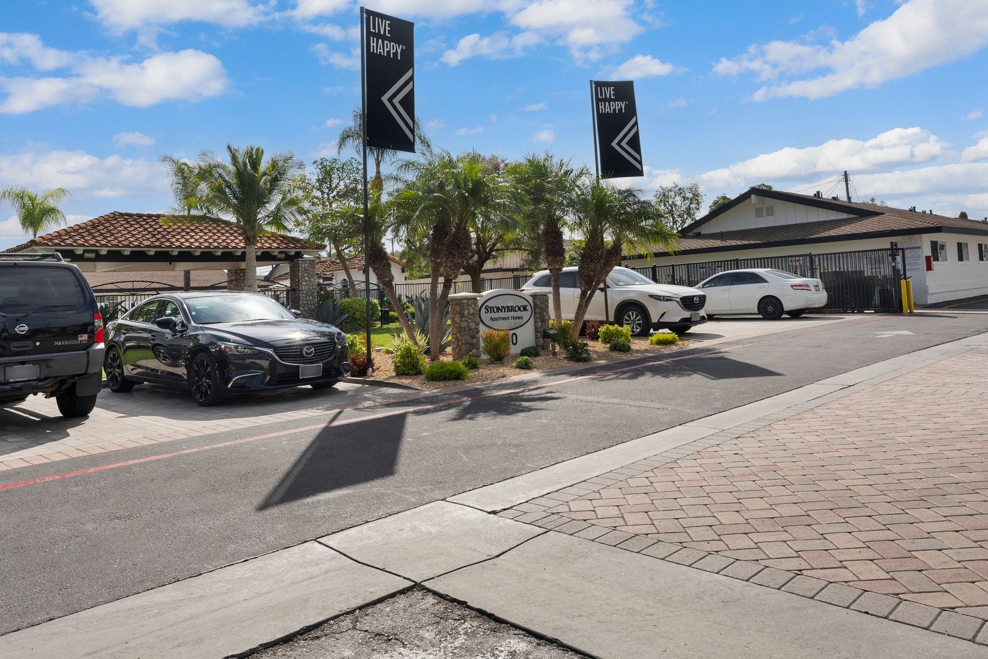front entry from above