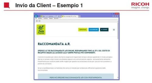 Invio da client - esempio 1
