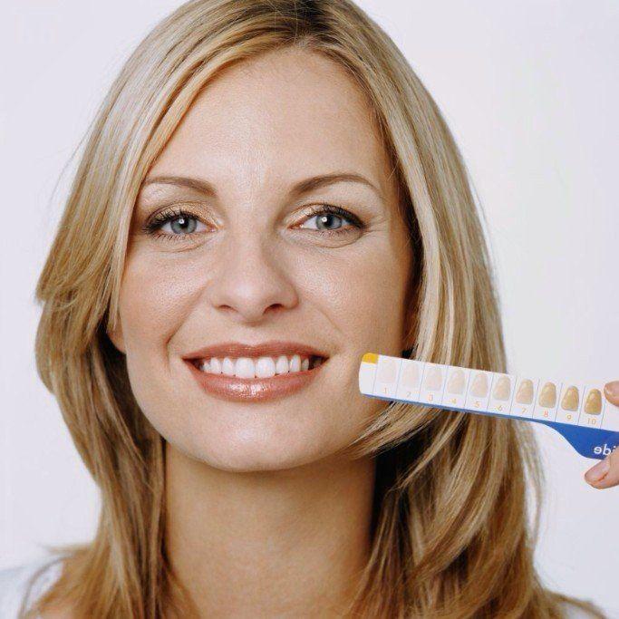 A woman that just had teeth cleaning in Kailua, HI