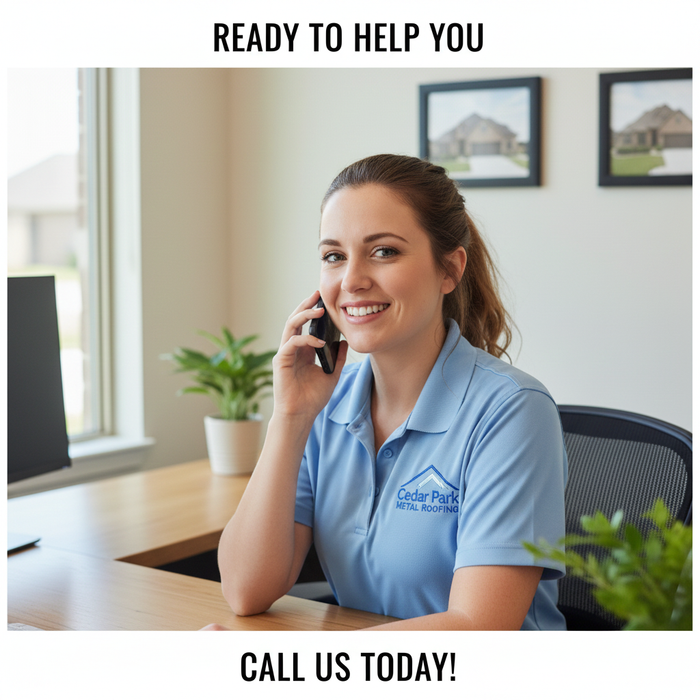Cedar Park Metal Roofing staff ready to answer customer calls and questions