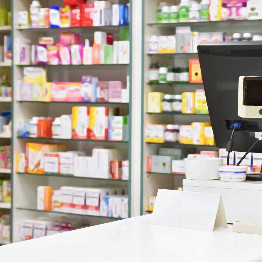 Pharmacy with large in stock inventory