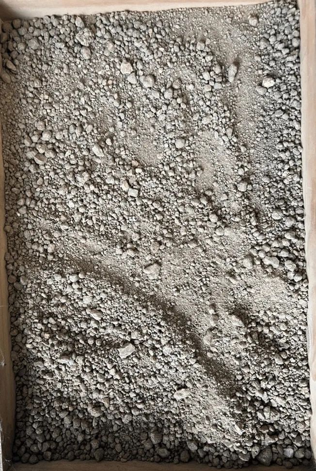 Gray, Gravelly Material Fills a Rectangular Container — The Soil Yard in Delacombe, VIC