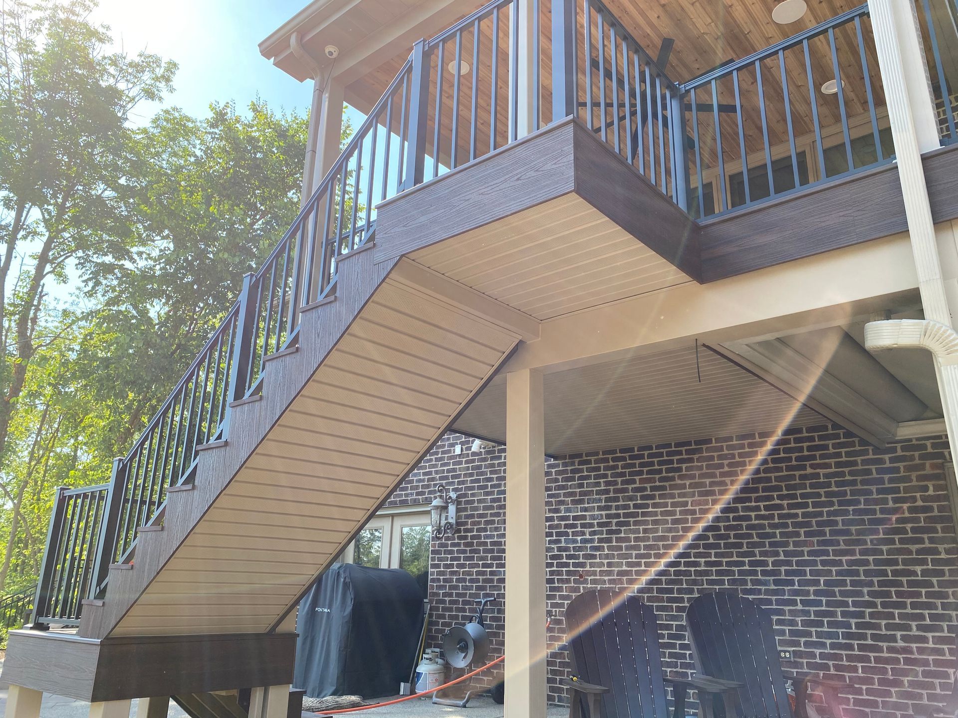 Deck Building - Deck Stairs