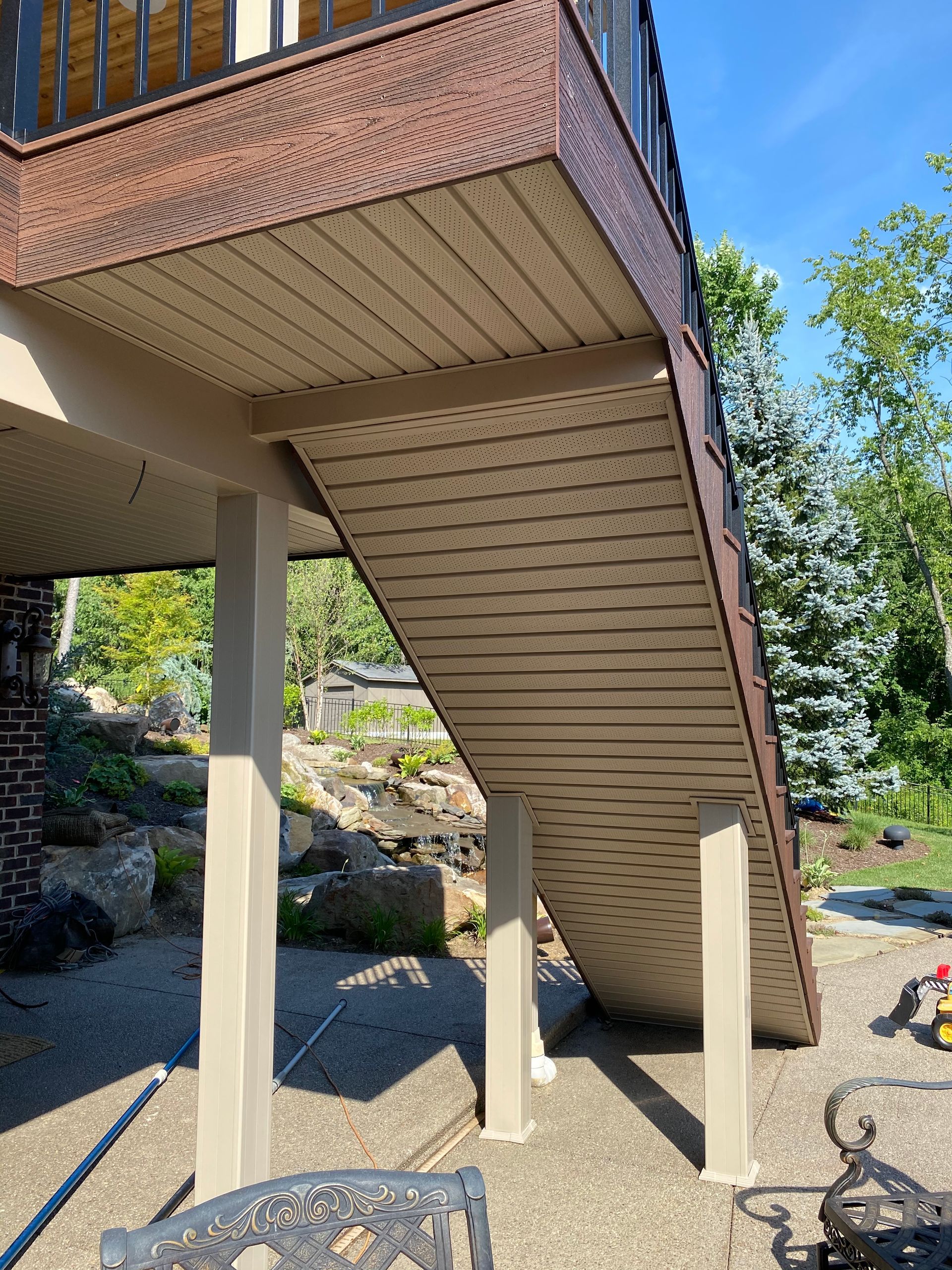 Deck Building - Deck Stairs