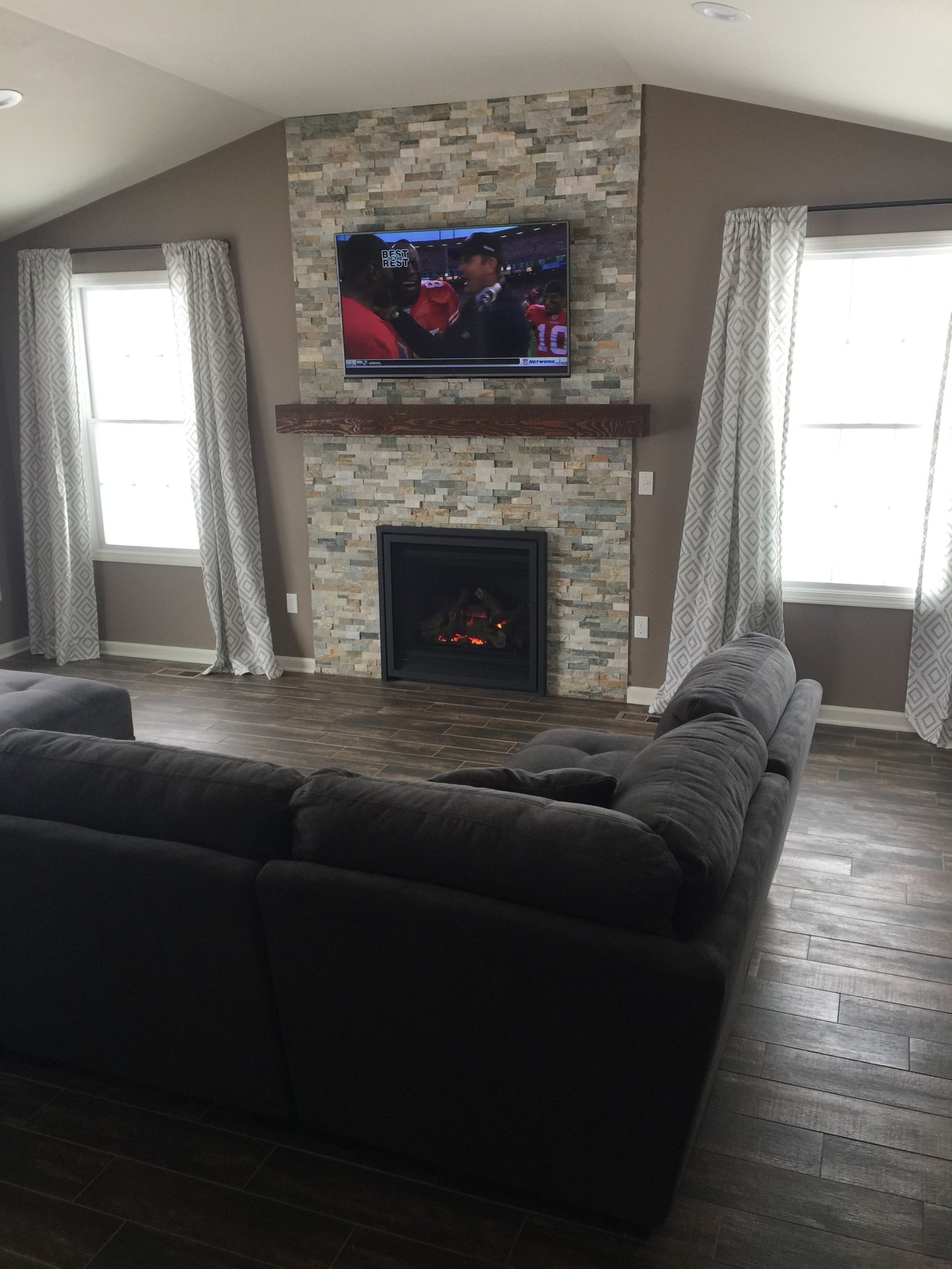 Fireplace installation