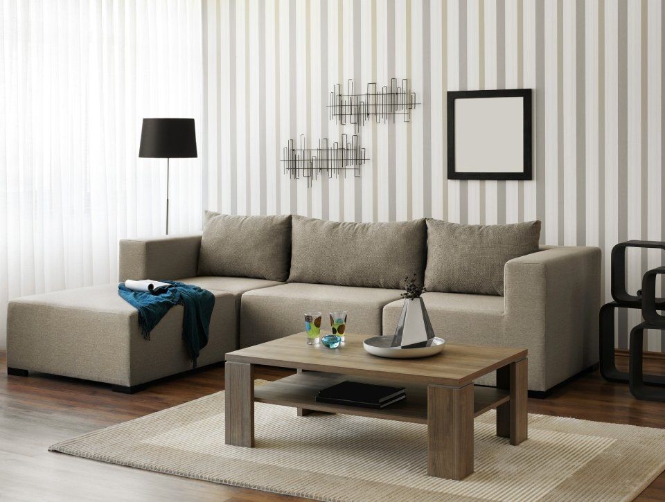 divano angolare color tortora