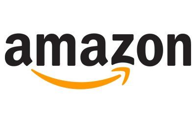The amazon logo has an orange arrow pointing to the right.