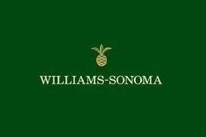 The logo for williams sonoma is a pineapple on a green background.