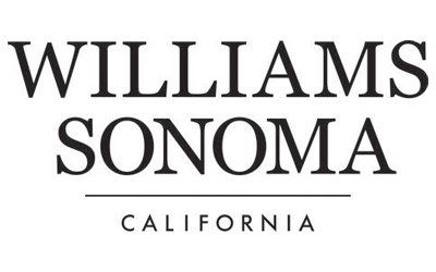 The logo for williams sonoma california is black and white.