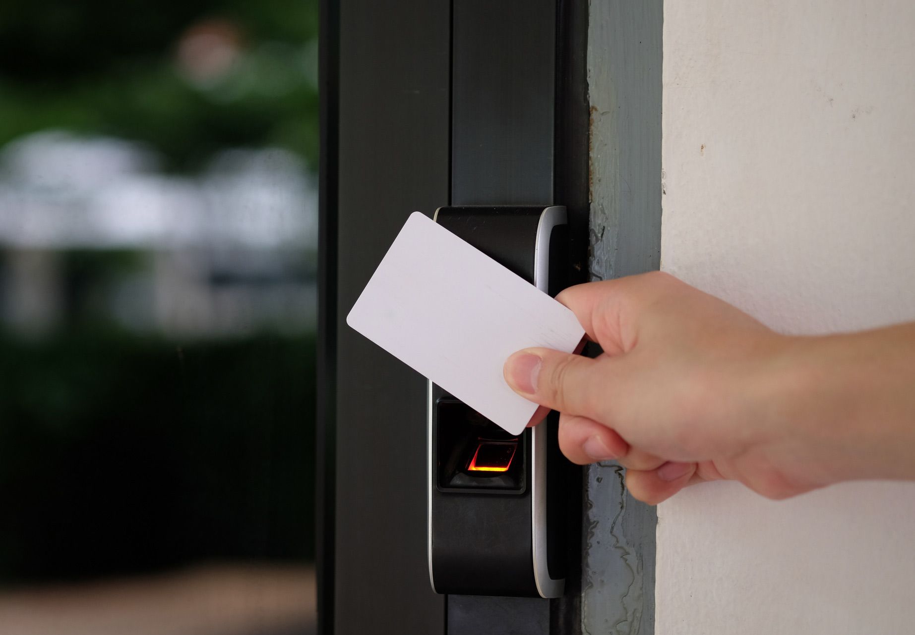 A Person Is Using a Keycard to Open a Door | Bundaberg, QLD | Wide Bay Architectural Hardware