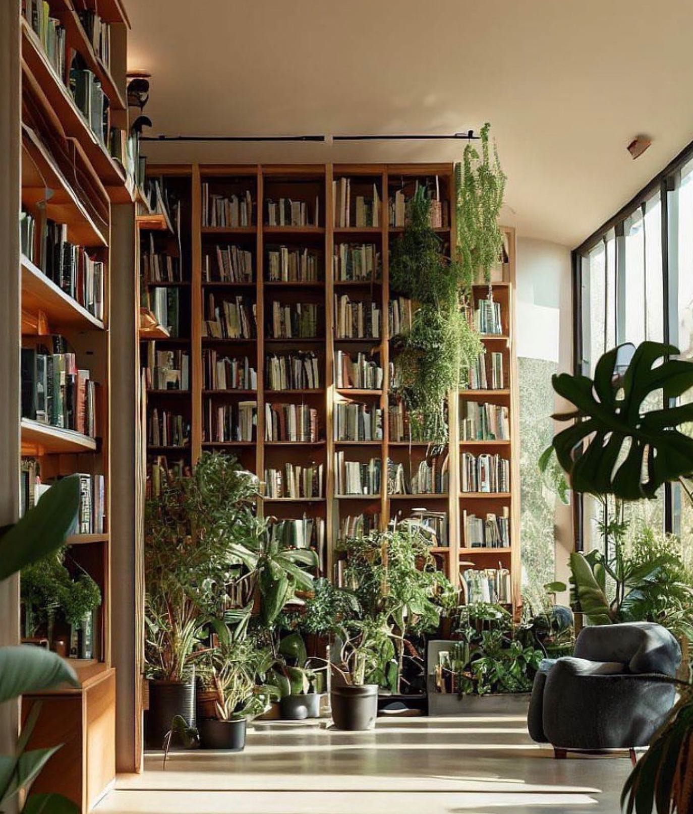 Cozy living room with cream-colored furniture, rug, and large windows with city views.