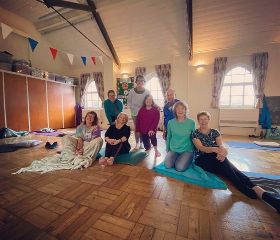 Yoga class for over 60's