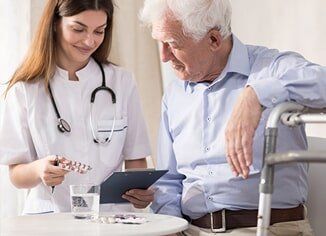 Senior Man Taking Meds - Home Health in Chadds Ford, PA Senior Man Taking Meds - Home Health in Chadds Ford, PA