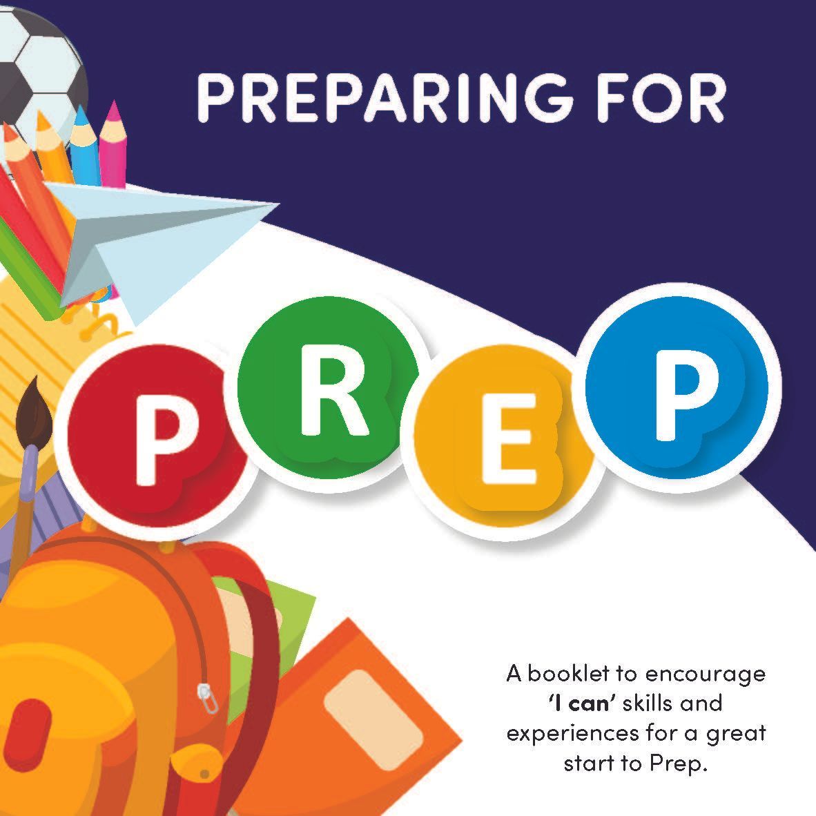 A poster that says preparing for prep on it