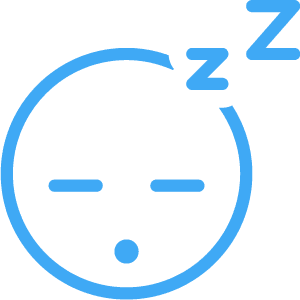 sleeping head icon