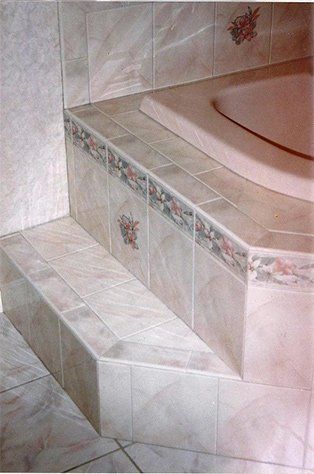 Bathtub Stair - Tile in Jefferson, MA