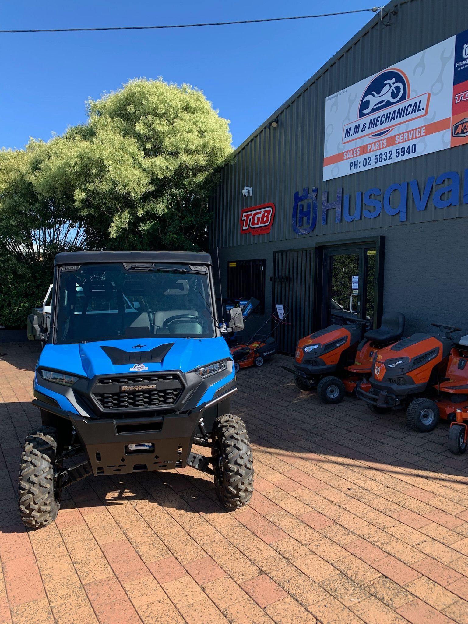 Black and Gray Side-by-side Utility Terrain Vehicle (UTV) — M.M & Mechanical in Dubbo, NSW