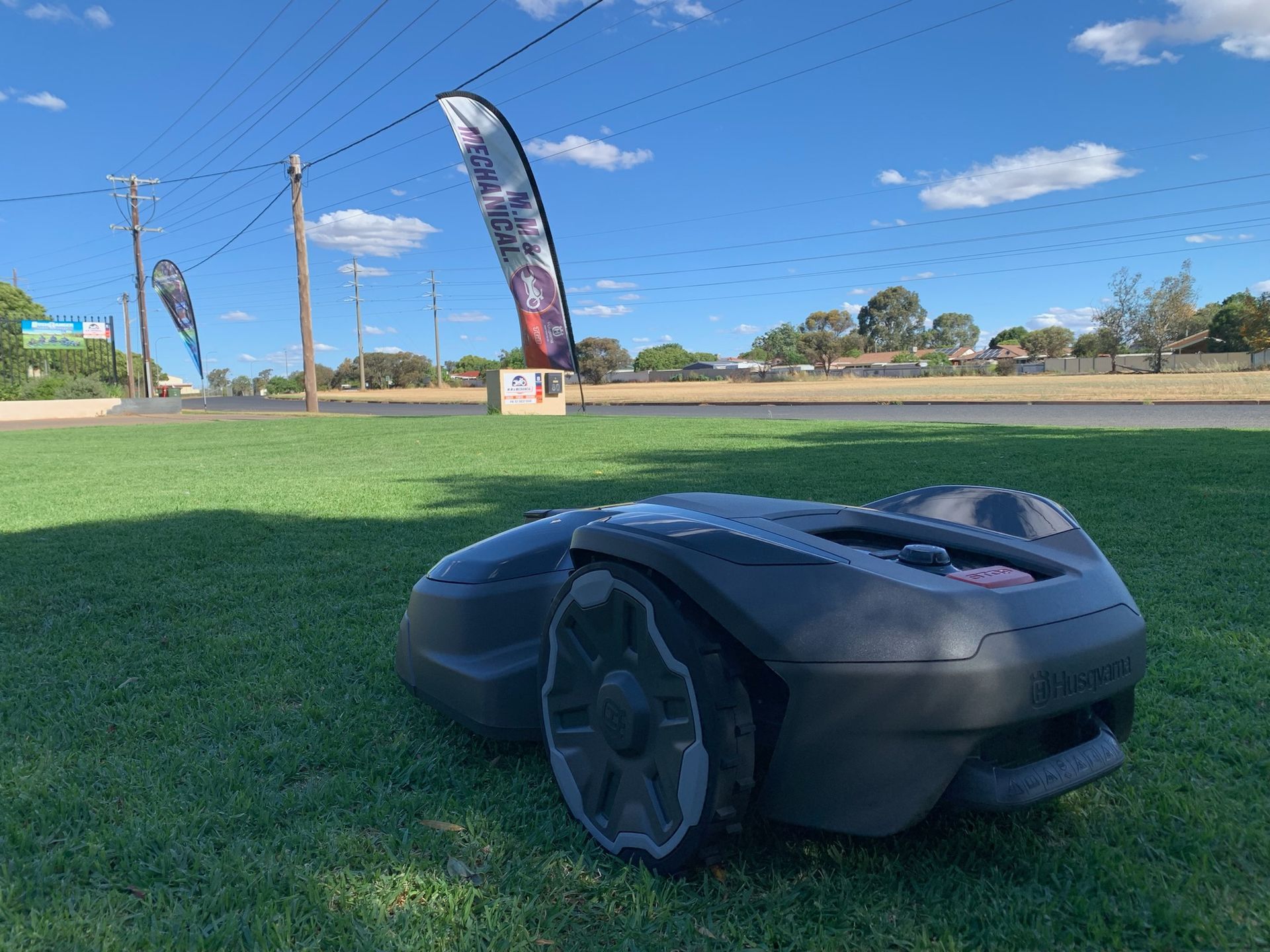 Robotic Lawn Mowers on Display at a Store — M.M & Mechanical in Dubbo, NSW
