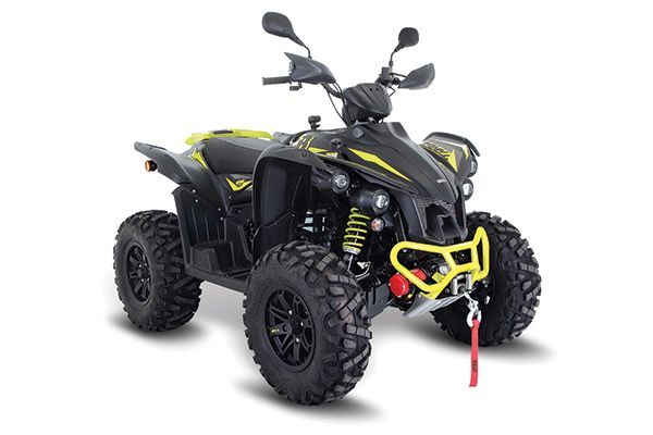 Grey and Black ATV Parked on a Concrete Surface — M.M & Mechanical in Dubbo, NSW