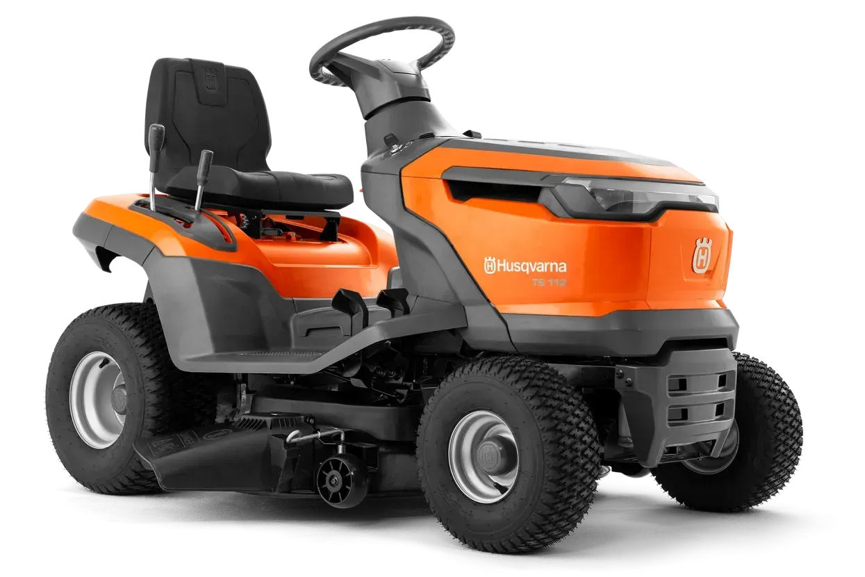 Orange and Gray Husqvarna Riding Lawn Mower — M.M & Mechanical in Dubbo, NSW