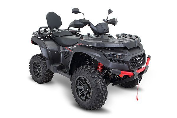 Black ATV Parked in Front of a Building — M.M & Mechanical in Dubbo, NSW