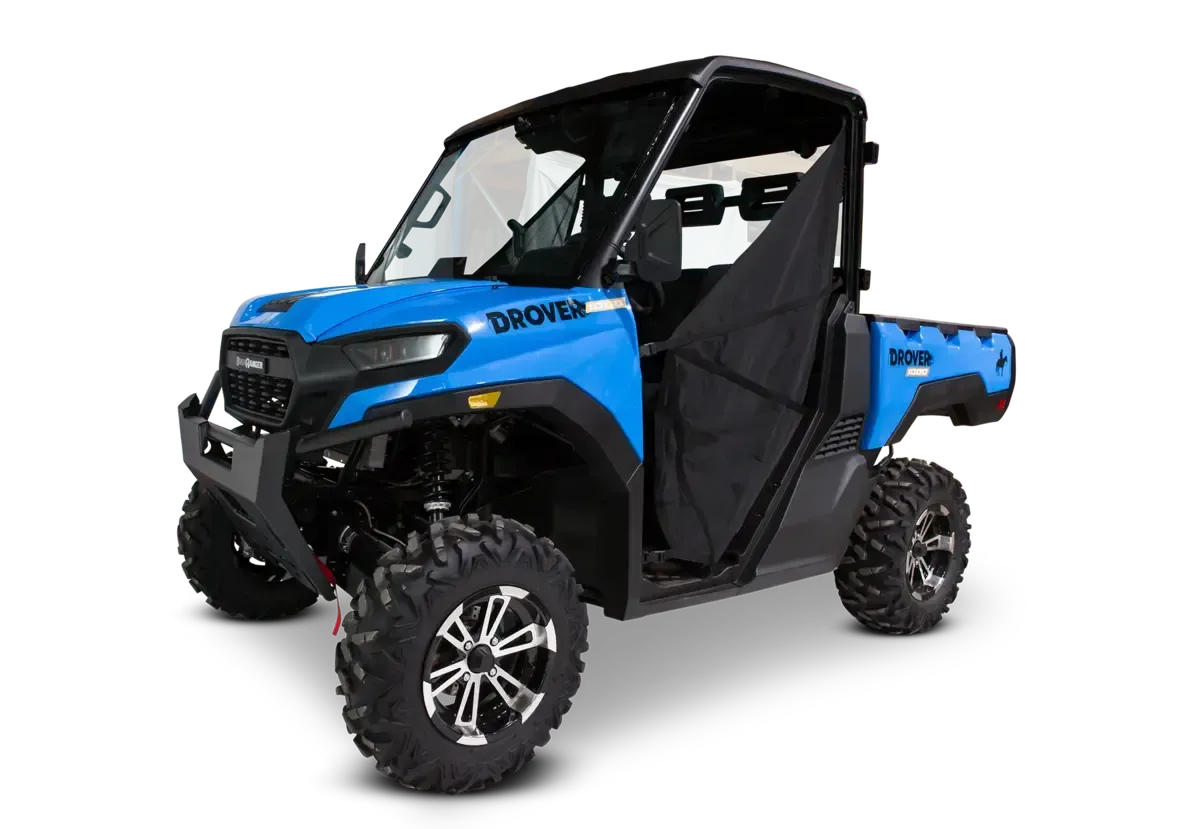 Blue Polaris Ranger UTV Parked on Brick — M.M & Mechanical in Dubbo, NSW