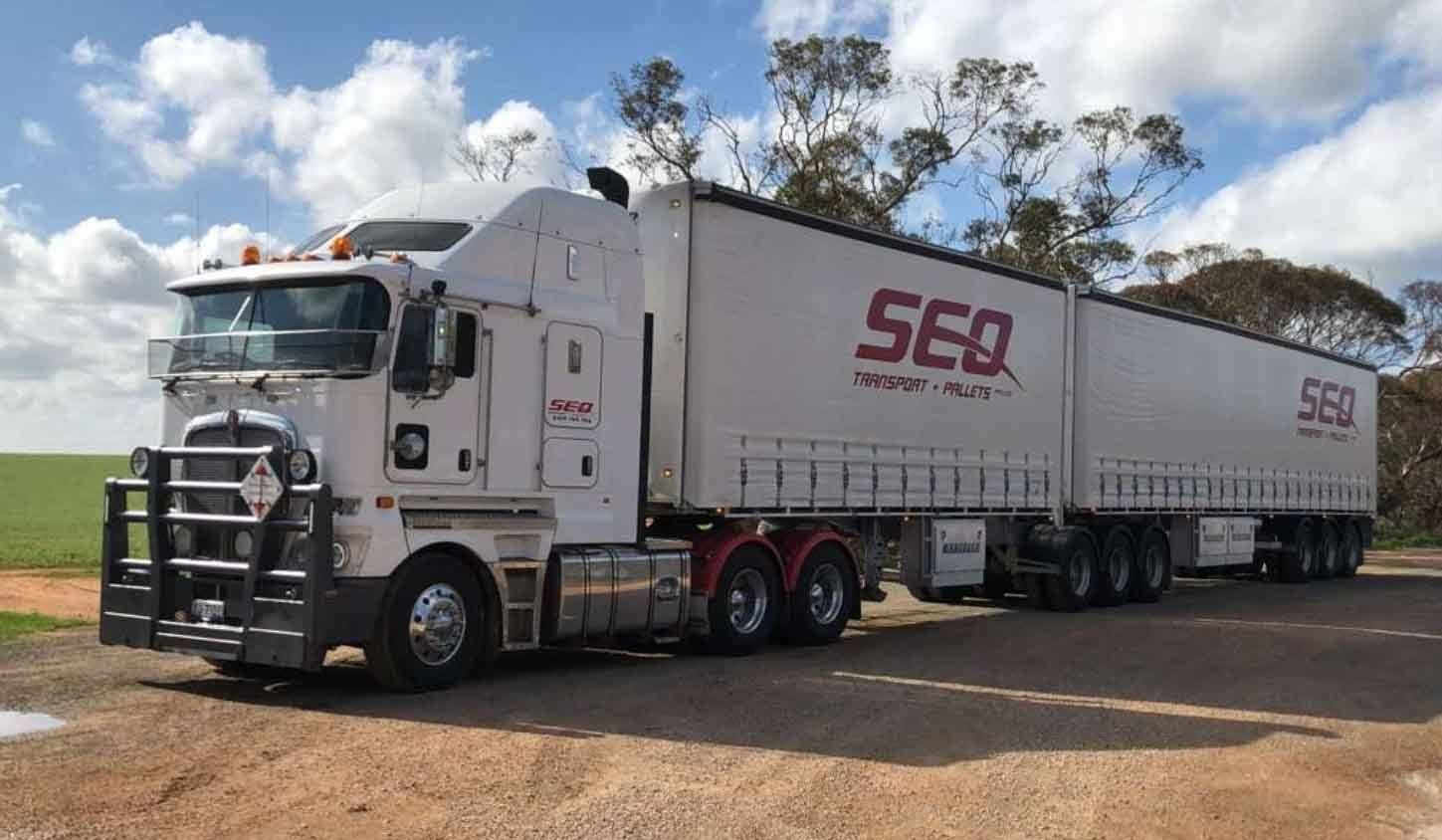 SEO transport truck