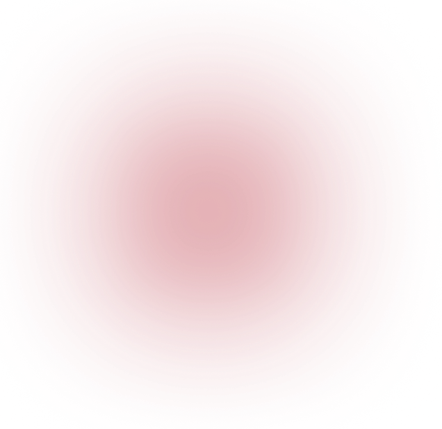 Pink, circular gradient against a white background.