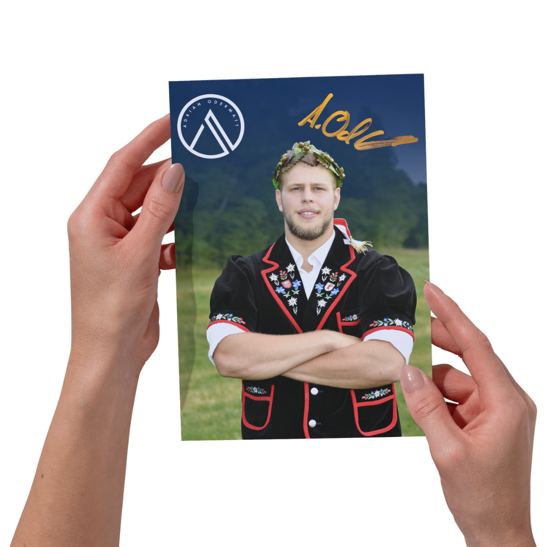 Autogrammkarte Adrian Odermatt