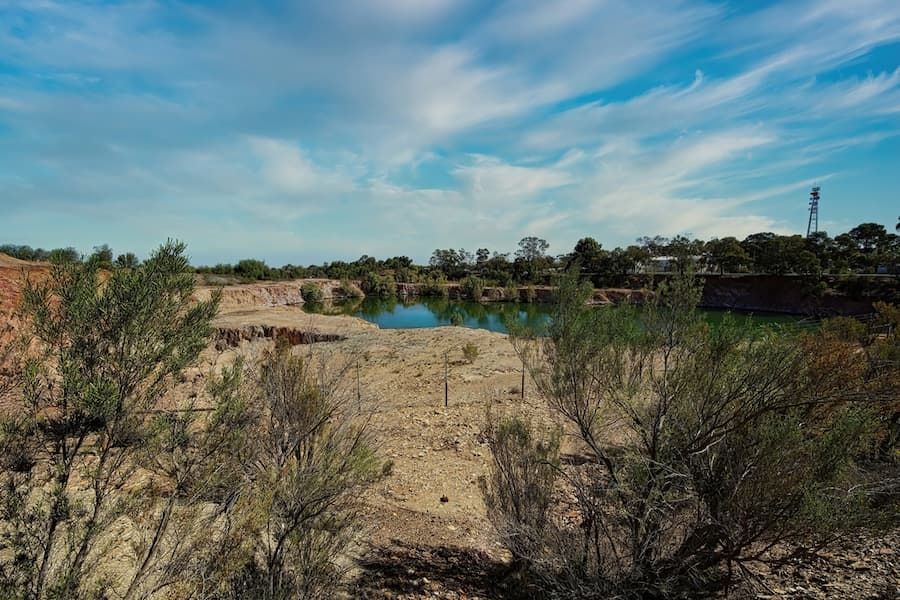 There is a Large Body of Water in the Middle of the Desert — Mainline Plumbing & Civil Pty Ltd In Cobar, NSW
