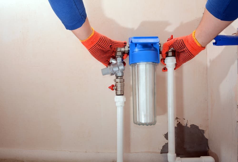 Installation Of Water Filter — Mainline Plumbing & Civil Pty Ltd In Walgett, NSW