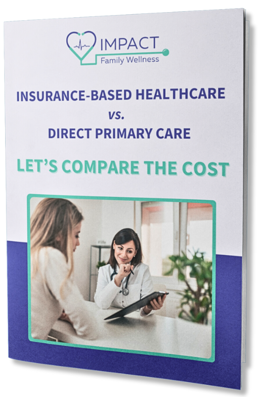 lead magnet featured image for an ebook entitled the true cost of direct primary care let's compare the cost