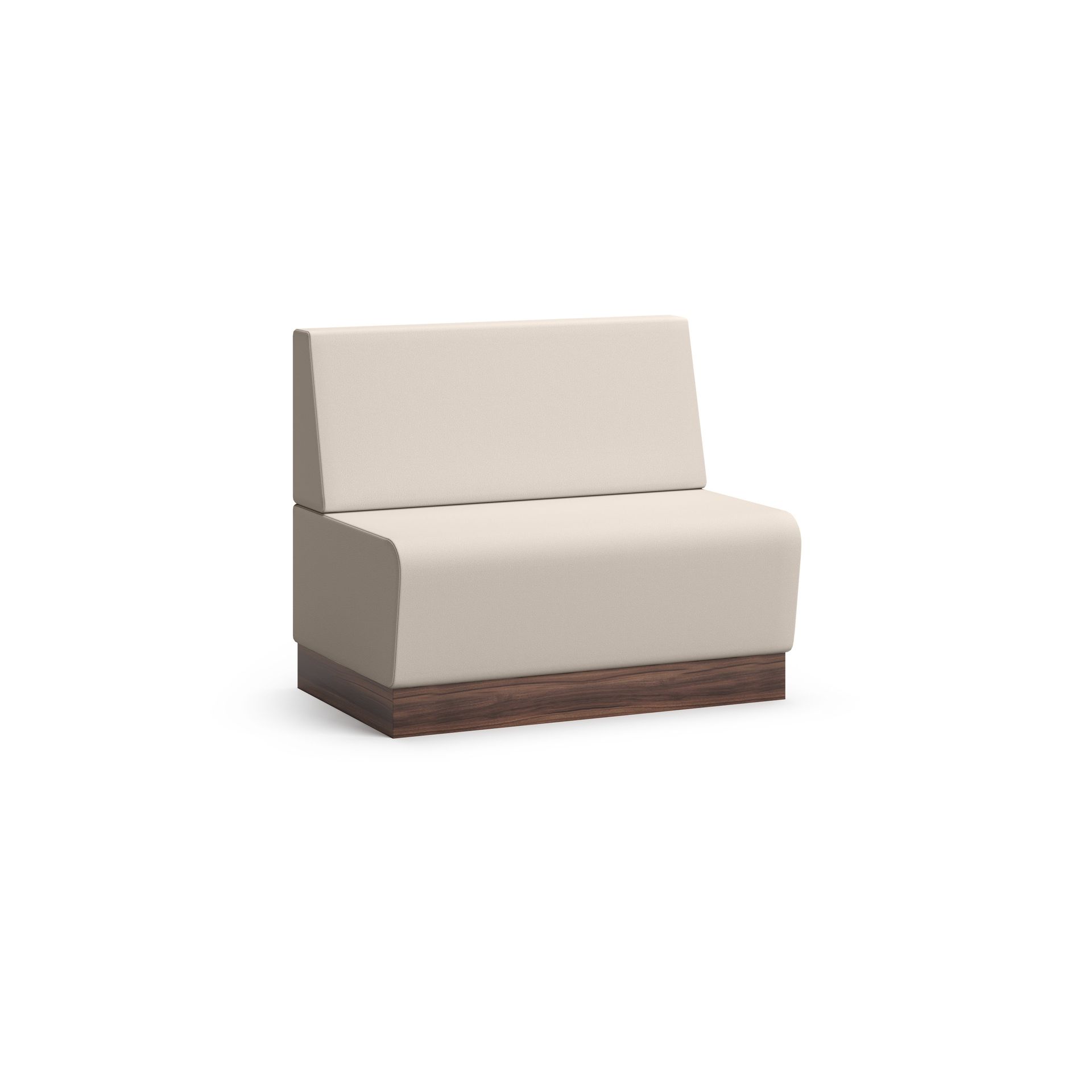 Two seat bench with back